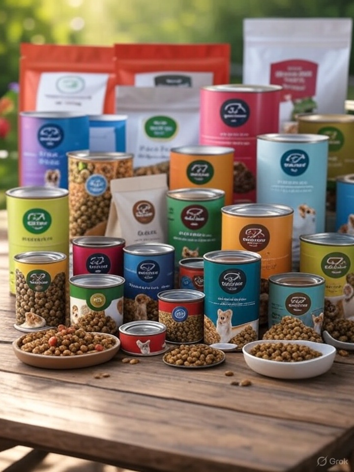 Premium pet food products